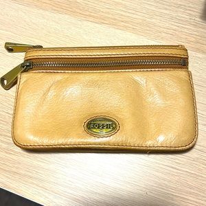 Fossil leather wallet